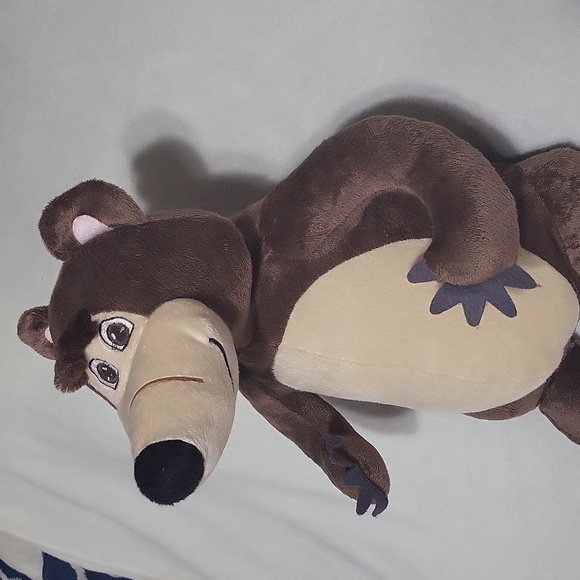 Brown Bear Plush Toy - Masha And The Bear - Picture 6 of 9